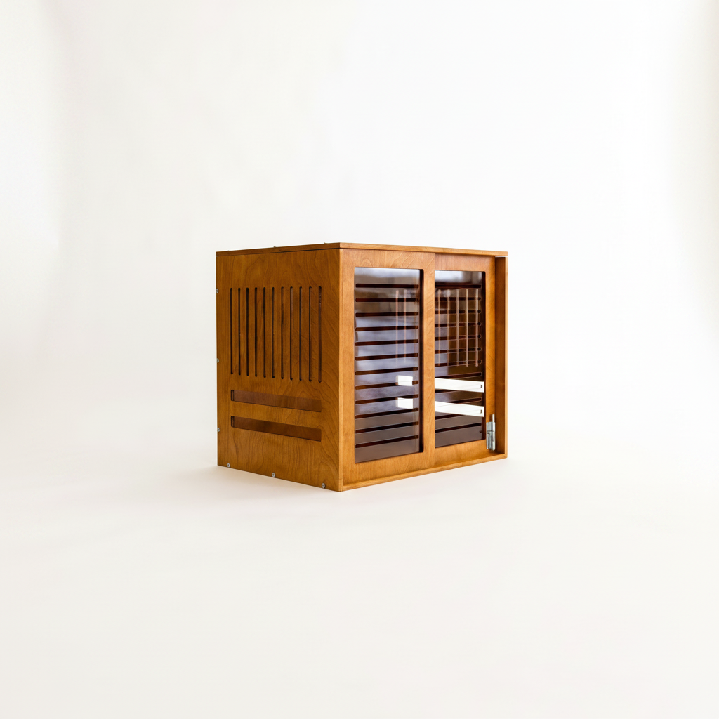 The Pad Modern Wooden Dog Crate | 77 Bark Ave