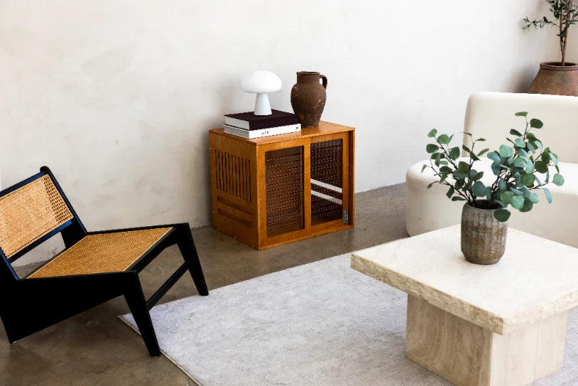 the Pad in a living room, wide